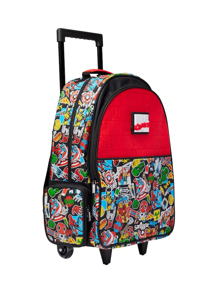 Marvel Trolley Backpack With Light Up Wheels