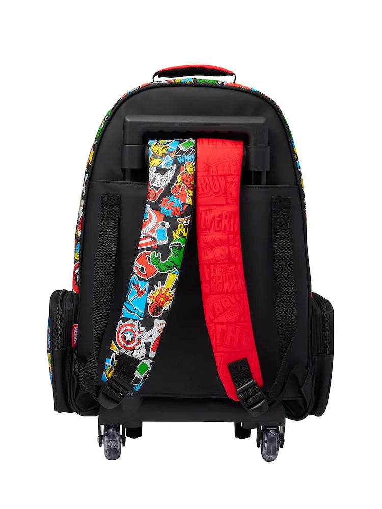 Marvel Trolley Backpack With Light Up Wheels