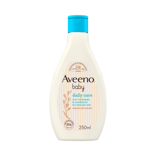 Aveeno Baby Daily Care 2-In-1 Shampoo & Conditioner For Delicate SKin 250ml
