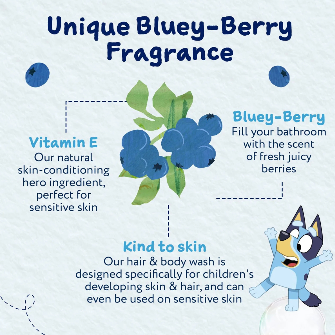 Childs Farm Hair & Body Wash Bluey-Berry 250ml