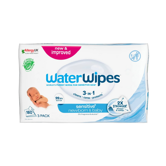 WaterWipes Original Baby Wipes 3x60 Wipes 180 wipes