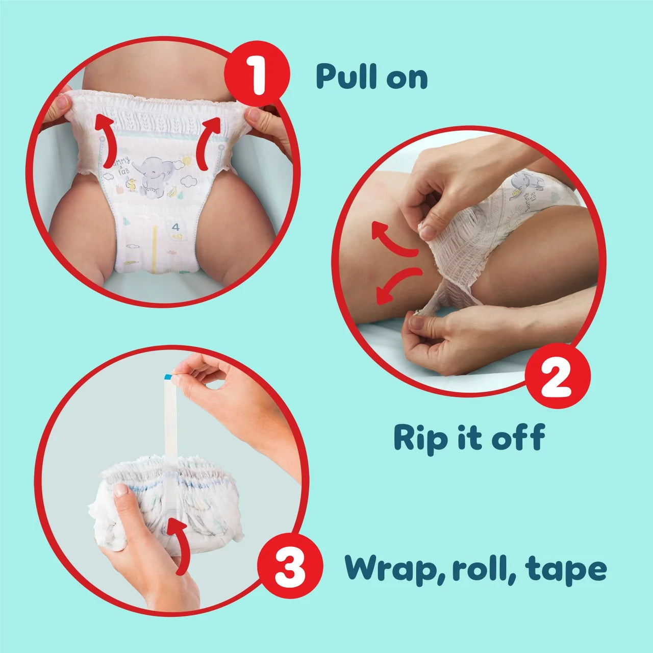 Pampers Premium Protection Pants Size 3, 36 Nappies, 6-11 kg