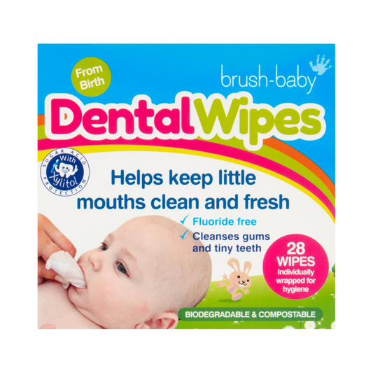 Brush-Baby Dental Wipes From Birth 28