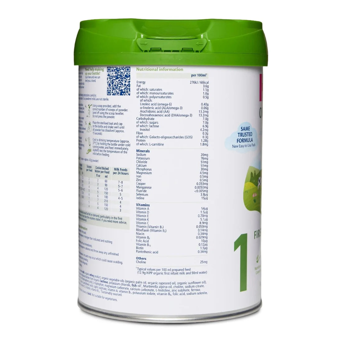 HiPP Organic Combiotic First Infant Milk Powder, 800g