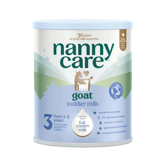 Nannycare 3 Goat Milk Based Toddler Milk, 1-3 Years 800g (NEW)