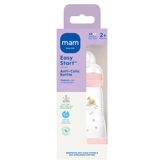 MAM Easy Start Anti- Colic Bottle 2+ Months Self Sterilising Function 260ml