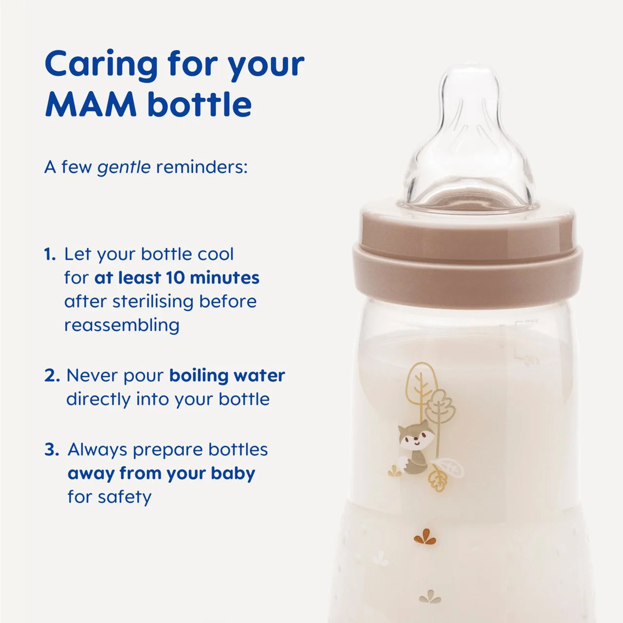 MAM Easy Start Anti- Colic Bottle 2+ Months Self Sterilising Function 260ml