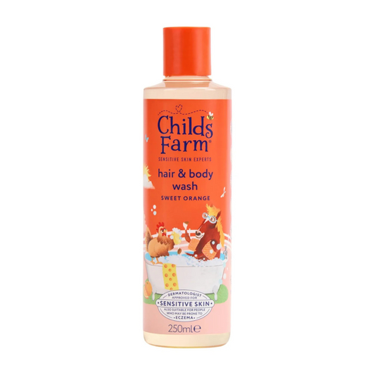 Childs Farm Hair & Body Wash Sensitive Skin Sweet Orange 250ml