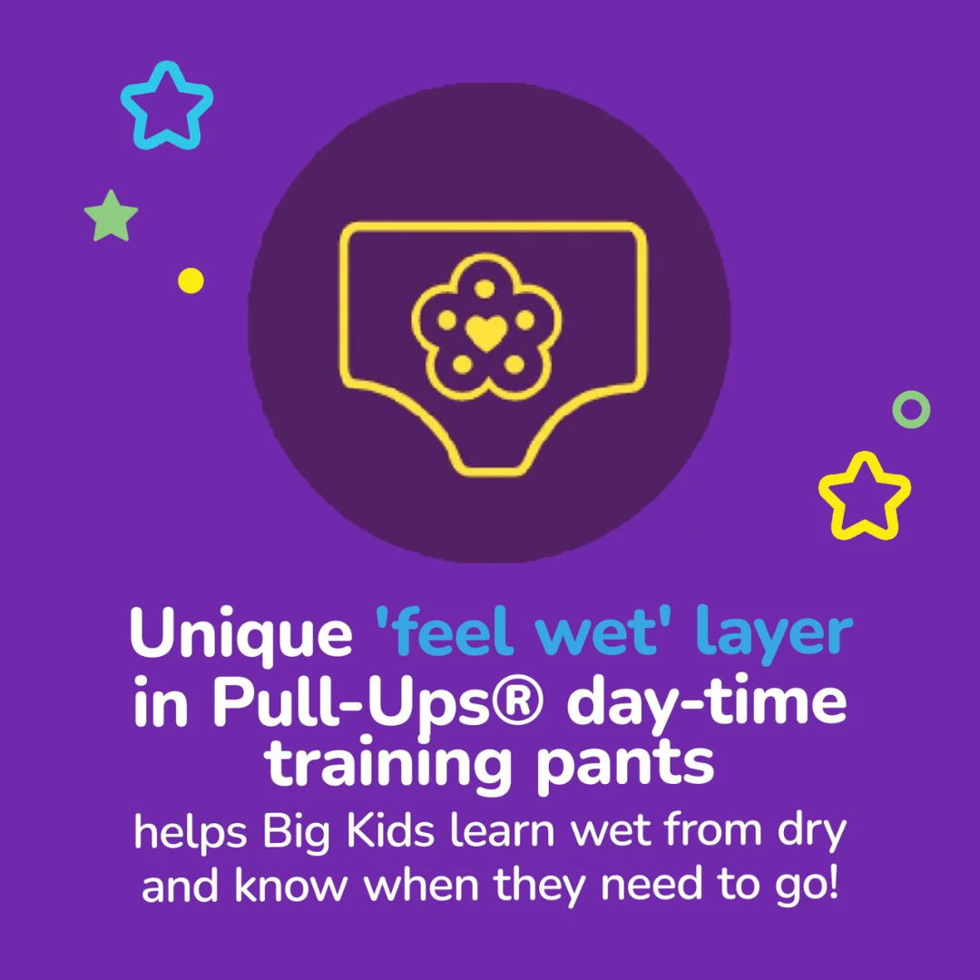 Huggies Pull-Ups Unisex Day Time Training 20 Nappy Pants, Size 6 15+kg