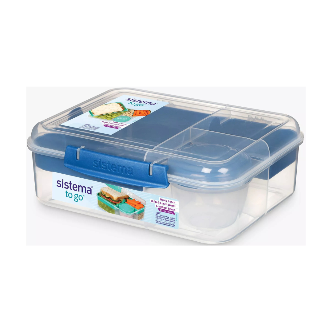 Sistema Bento Lunch To Go With Yogurt Pot, 1.65L