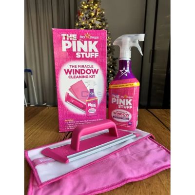 The pink stuff window cleaning kit   850ml