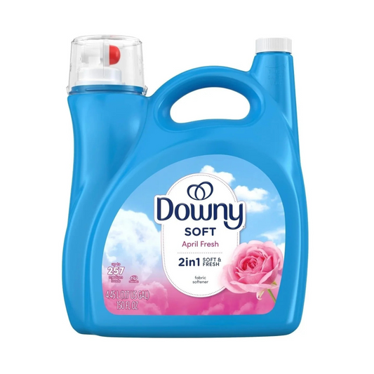 Downy 2in1 Soft & Fresh Fabric Softener, April Fresh, 257 Loads, 4.45L
