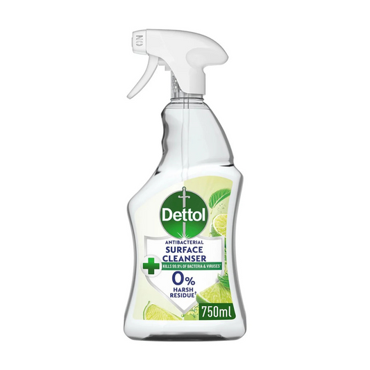 Dettol Antibacterial Disinfectant Surface Cleaning Spray Lime & Mint 750ml