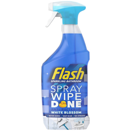 Flash Antibacterial Bathroom Spray White Blossom 800ml