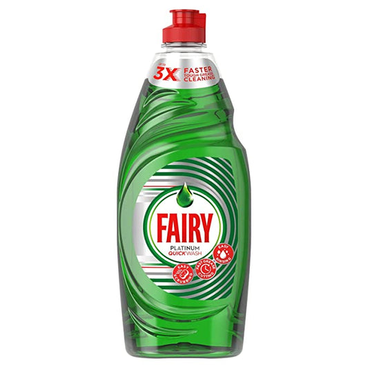 Fairy Platinum Quick Wash Washing Up Liquid (820ml)
