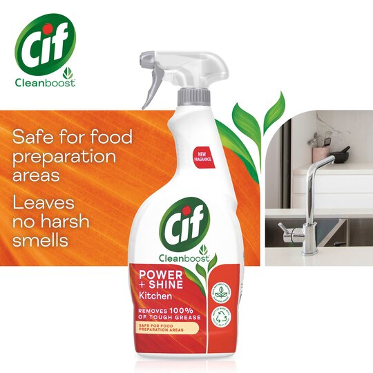 Cif Power Shine Kitchen Spray 700Ml