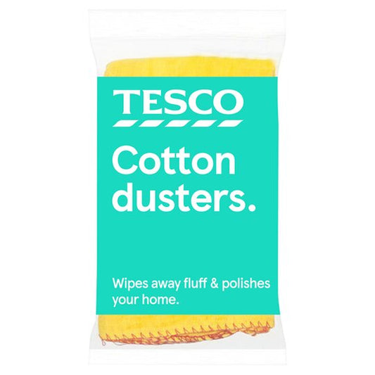 Tesco Yellow Dusters 3Pack